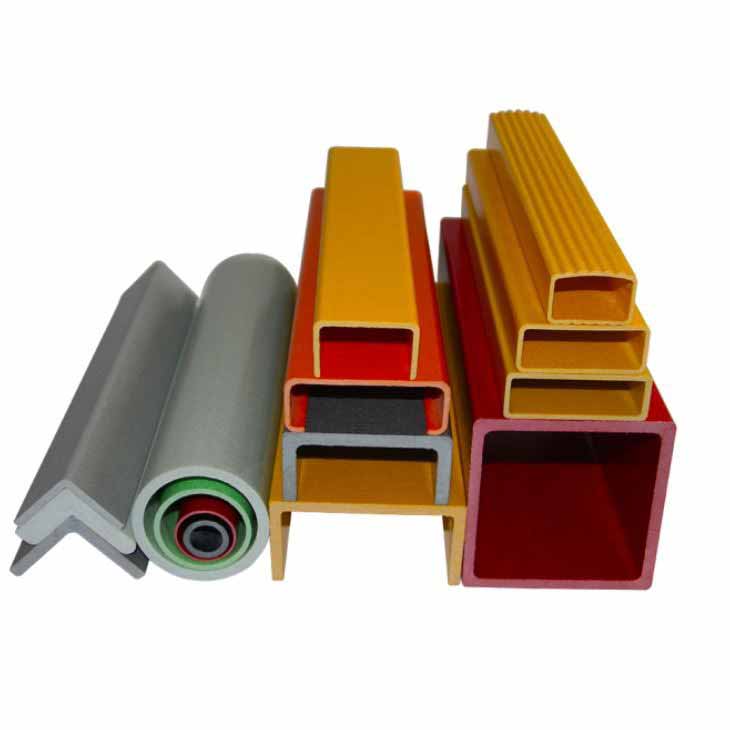 Pultruded Structural Fiberglass FRP Shapes